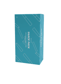 Blue disposable vape box